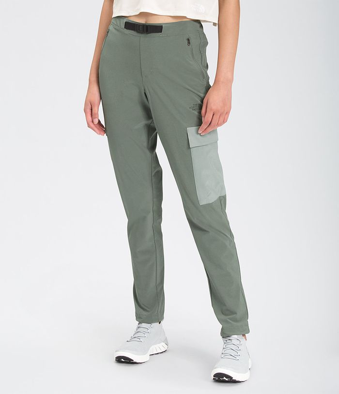 Pantalones The North Face Mujer Bridgeway - Colombia HAEOKT783 - Verde